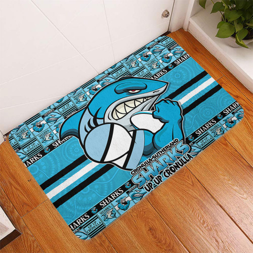 Cronulla-Sutherland Sharks Doormat Champion’s Pride Comic Style Cronulla-Sutherland Sharks Doormat Champion’s Pride Comic Style