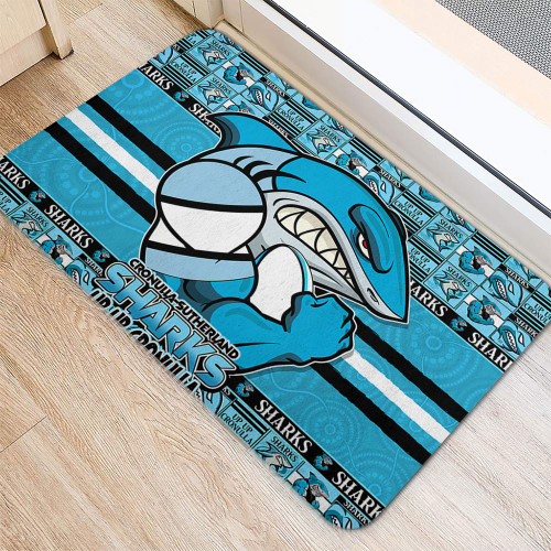 Cronulla-Sutherland Sharks Doormat Champion’s Pride Comic Style Cronulla-Sutherland Sharks Doormat Champion’s Pride Comic Style