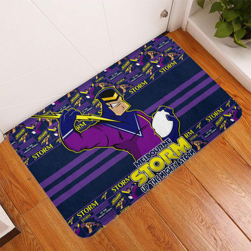 Melbourne Storm Doormat Champion’s Pride Comic Style Melbourne Storm Doormat Champion’s Pride Comic Style