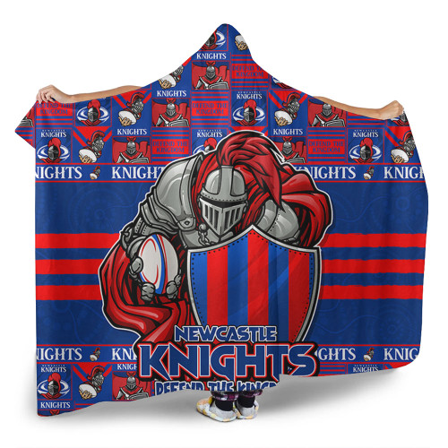 Newcastle Knights Hooded Blanket Champion’s Pride Comic Style Newcastle Knights Hooded Blanket Champion’s Pride Comic Style