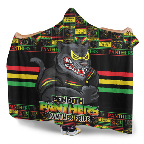 Penrith Panthers Hooded Blanket Champion’s Pride Comic Style Penrith Panthers Hooded Blanket Champion’s Pride Comic Style