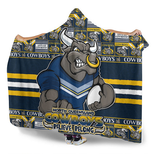 North Queensland Cowboys Hooded Blanket Champion’s Pride Comic Style North Queensland Cowboys Hooded Blanket Champion’s Pride Comic Style
