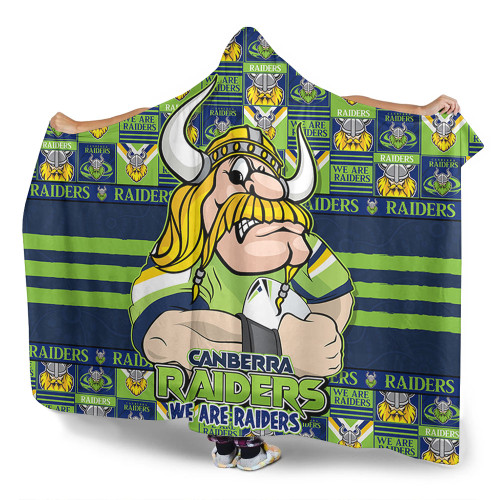 Canberra Raiders Hooded Blanket Champion’s Pride Comic Style