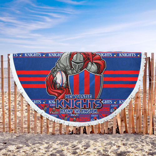 Newcastle Knights Beach Blanket Champion’s Pride Comic Style
