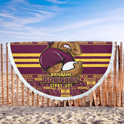 Brisbane Broncos Beach Blanket Champion’s Pride Comic Style Brisbane Broncos Beach Blanket Champion’s Pride Comic Style