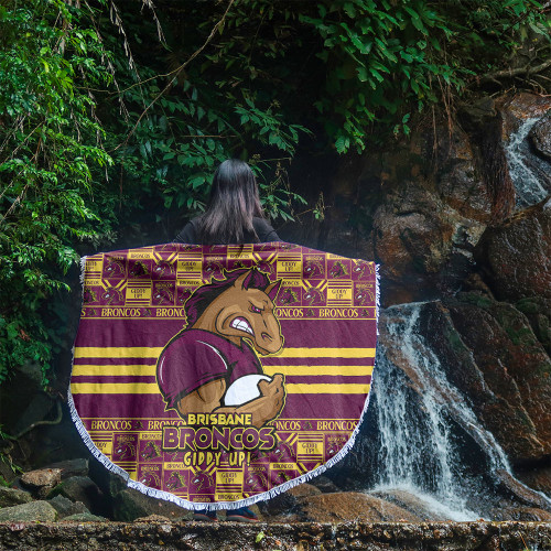 Brisbane Broncos Beach Blanket Champion’s Pride Comic Style Brisbane Broncos Beach Blanket Champion’s Pride Comic Style