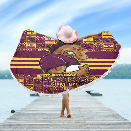 Brisbane Broncos Beach Blanket Champion’s Pride Comic Style Brisbane Broncos Beach Blanket Champion’s Pride Comic Style