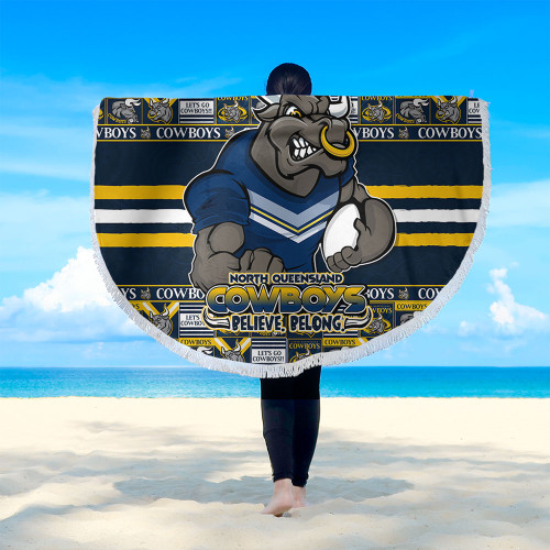 North Queensland Cowboys Beach Blanket Champion’s Pride Comic Style North Queensland Cowboys Beach Blanket Champion’s Pride Comic Style