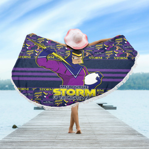 Melbourne Storm Beach Blanket Champion’s Pride Comic Style Melbourne Storm Beach Blanket Champion’s Pride Comic Style