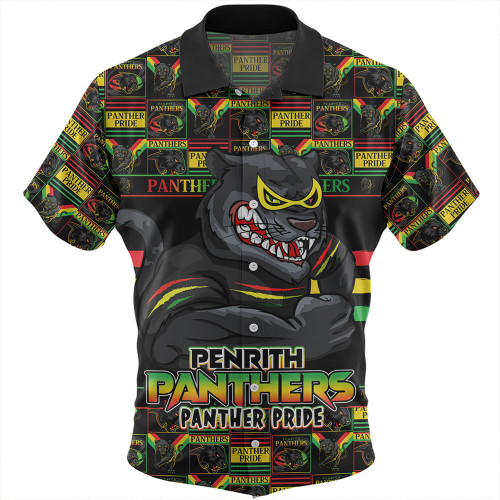 Penrith Panthers Hawaiian Shirt Championâ€™s Pride Comic Style