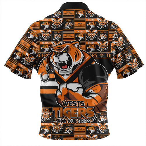 Wests Tigers Hawaiian Shirt Champion’s Pride Comic Style Wests Tigers Hawaiian Shirt Champion’s Pride Comic Style