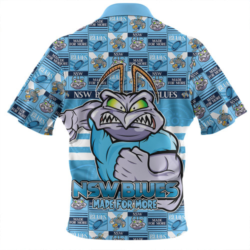 New South Wales Blues Hawaiian Shirt Champion’s Pride Comic Style New South Wales Blues Hawaiian Shirt Champion’s Pride Comic Style