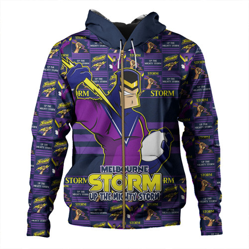 Melbourne Storm Hoodie Champion’s Pride Comic Style Melbourne Storm Hoodie Champion’s Pride Comic Style