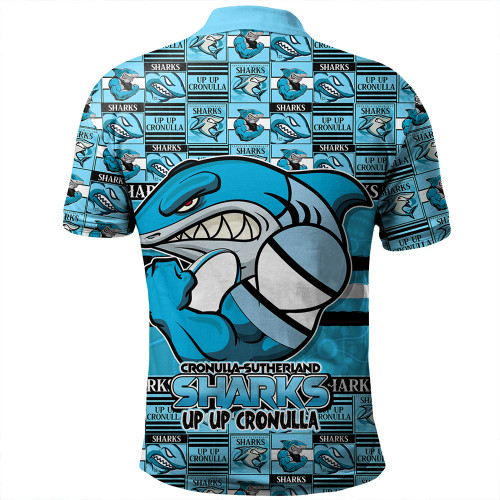 Cronulla-Sutherland Sharks Polo Shirt Champion’s Pride Comic Style