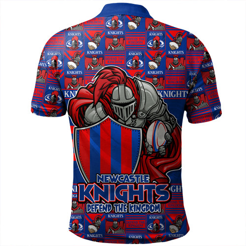 Newcastle Knights Polo Shirt Champion’s Pride Comic Style Newcastle Knights Polo Shirt Champion’s Pride Comic Style