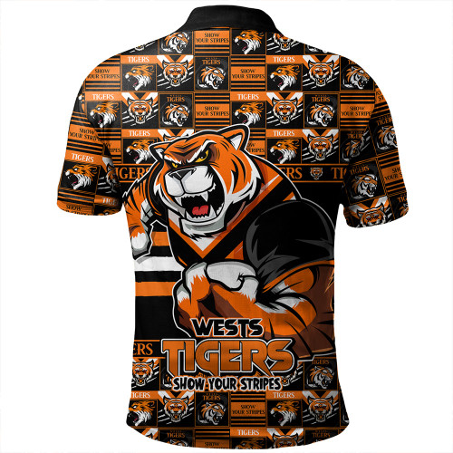 Wests Tigers Polo Shirt Champion’s Pride Comic Style Wests Tigers Polo Shirt Champion’s Pride Comic Style
