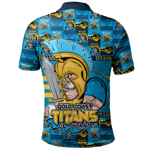 Gold Coast Titans Polo Shirt Champion’s Pride Comic Style Gold Coast Titans Polo Shirt Champion’s Pride Comic Style