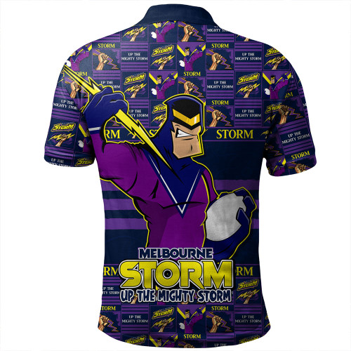 Melbourne Storm Polo Shirt Champion’s Pride Comic Style