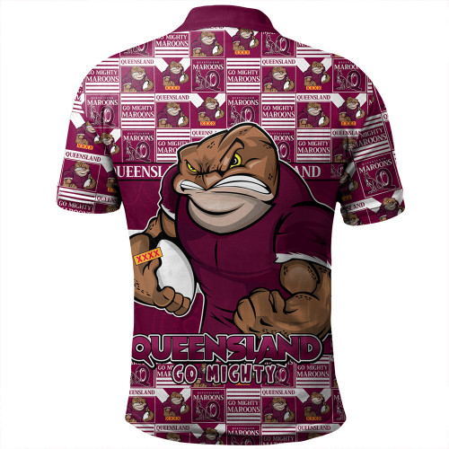 Queensland Maroons Polo Shirt Champion’s Pride Comic Style Queensland Maroons Polo Shirt Champion’s Pride Comic Style