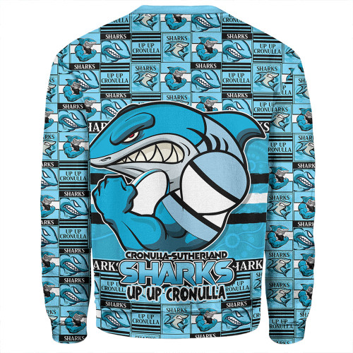 Cronulla-Sutherland Sharks Sweatshirt Champion’s Pride Comic Style Cronulla-Sutherland Sharks Sweatshirt Champion’s Pride Comic Style