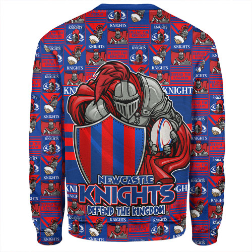 Newcastle Knights Sweatshirt Champion’s Pride Comic Style Newcastle Knights Sweatshirt Champion’s Pride Comic Style