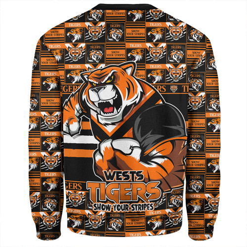Wests Tigers Sweatshirt Champion’s Pride Comic Style