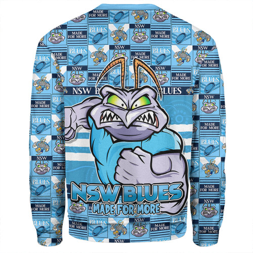 New South Wales Blues Sweatshirt Champion’s Pride Comic Style New South Wales Blues Sweatshirt Champion’s Pride Comic Style