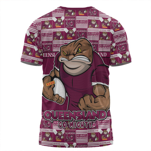 Queensland Maroons T-Shirt Champion’s Pride Comic Style Queensland Maroons T-Shirt Champion’s Pride Comic Style