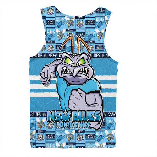New South Wales Blues Men Singlet Champion’s Pride Comic Style New South Wales Blues Men Singlet Champion’s Pride Comic Style