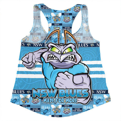 New South Wales Blues Women Racerback Singlet Champion’s Pride Comic Style New South Wales Blues Women Racerback Singlet Champion’s Pride Comic Style