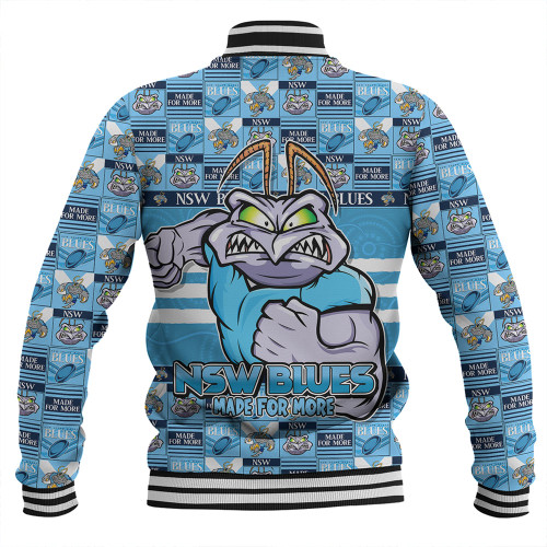 New South Wales Blues Baseball Jacket Champion’s Pride Comic Style New South Wales Blues Baseball Jacket Champion’s Pride Comic Style