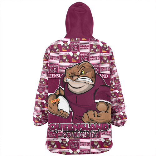 Queensland Maroons Snug Hoodie Champion’s Pride Comic Style Queensland Maroons Snug Hoodie Champion’s Pride Comic Style