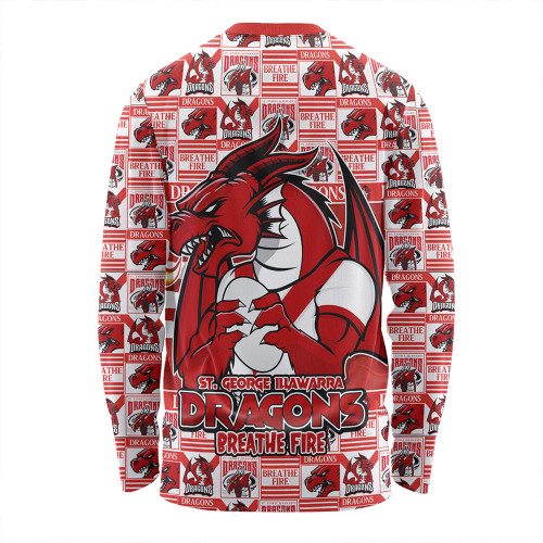 St. George Illawarra Dragons Long Sleeve T-shirt Champion’s Pride Comic Style