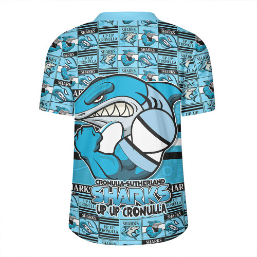 Cronulla-Sutherland Sharks Rugby Jersey Champion’s Pride Comic Style Cronulla-Sutherland Sharks Rugby Jersey Champion’s Pride Comic Style