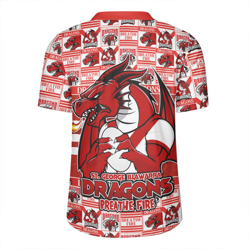St. George Illawarra Dragons Rugby Jersey Champion’s Pride Comic Style