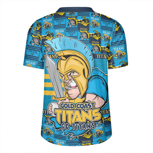 Gold Coast Titans Rugby Jersey Champion’s Pride Comic Style