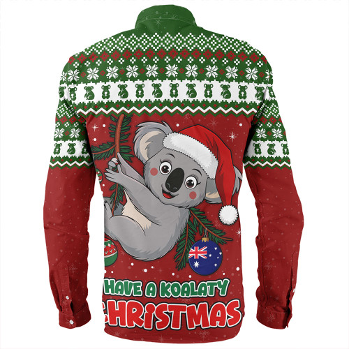 Australia Long Sleeve Shirt Have A Koalaty Christmas Australia Long Sleeve Shirt Have A Koalaty Christmas