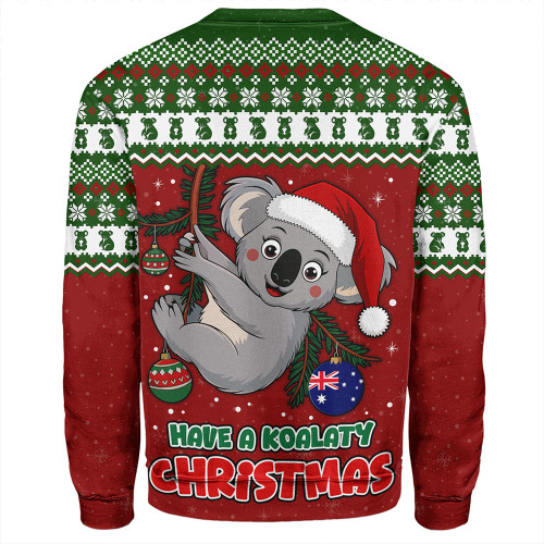 Australia Sweatshirt Have A Koalaty Christmas Australia Sweatshirt Have A Koalaty Christmas