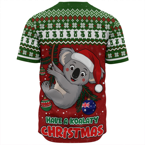 Australia Baseball Shirt Have A Koalaty Christmas Australia Baseball Shirt Have A Koalaty Christmas