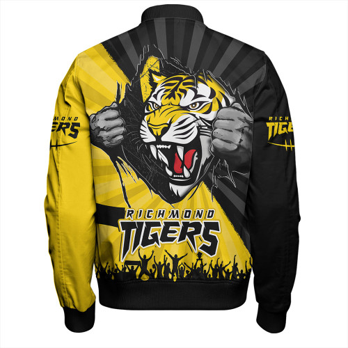 Richmond Bomber Jacket Breaking Through Fan Design