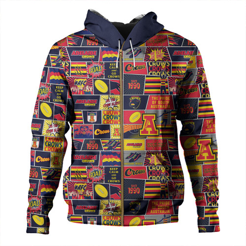 Adelaide Crows Hoodie Legacy Of The Pride Comic Style Adelaide Crows Hoodie Legacy Of The Pride Comic Style