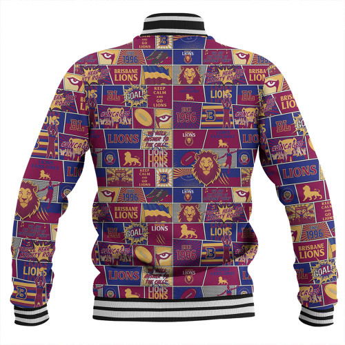 Brisbane Lions Baseball Jacket Legacy Of The Pride Comic Style