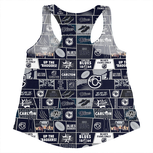 Carlton Women Racerback Singlet Legacy Of The Pride Comic Style Carlton Women Racerback Singlet Legacy Of The Pride Comic Style
