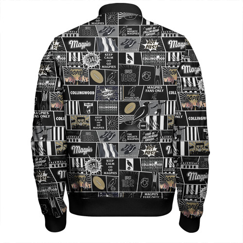 Collingwood Bomber Jacket Legacy Of The Pride Comic Style Collingwood Bomber Jacket Legacy Of The Pride Comic Style