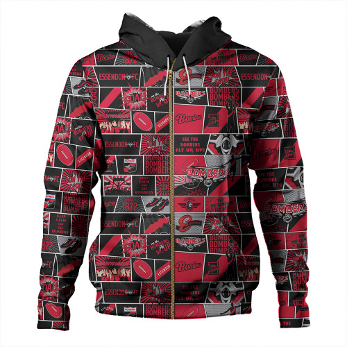 Essendon Hoodie Legacy Of The Pride Comic Style Essendon Hoodie Legacy Of The Pride Comic Style