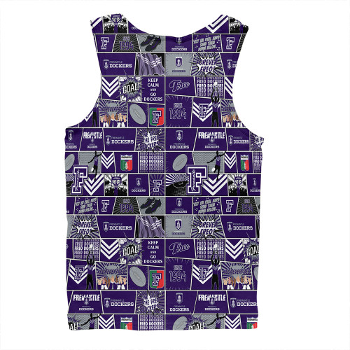 Fremantle Men Singlet Legacy Of The Pride Comic Style