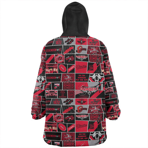 Essendon Snug Hoodie Legacy Of The Pride Comic Style Essendon Snug Hoodie Legacy Of The Pride Comic Style