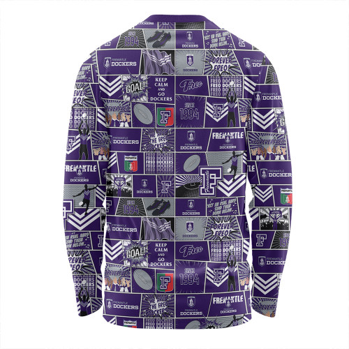 Fremantle Long Sleeve T-shirt Legacy Of The Pride Comic Style Fremantle Long Sleeve T-shirt Legacy Of The Pride Comic Style