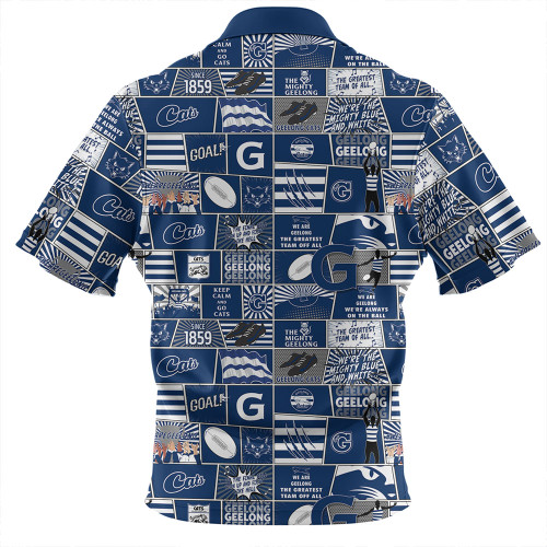 Geelong Cats Hawaiian Shirt Legacy Of The Pride Comic Style