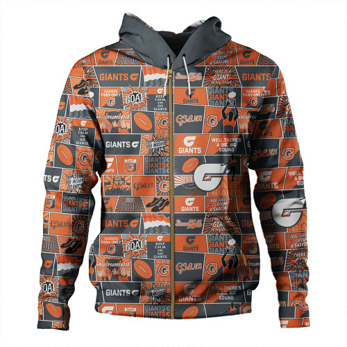 GWS GIANTS Hoodie Legacy Of The Pride Comic Style GWS GIANTS Hoodie Legacy Of The Pride Comic Style